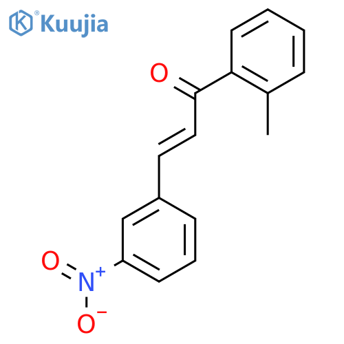 (2E)-1-(2-Methylphenyl)-3-(3-nitrophenyl)prop-2-en-1-one structure