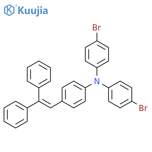 Benzenamine, N,N-bis(4-bromophenyl)-4-(2,2-diphenylethenyl)- structure
