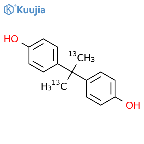 Bisphenol A-13C2 structure