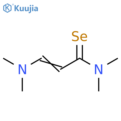 2-Propeneselenoamide, 3-(dimethylamino)-N,N-dimethyl- structure