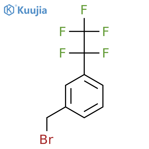 1-(bromomethyl)-3-(pentafluoroethyl)benzene structure