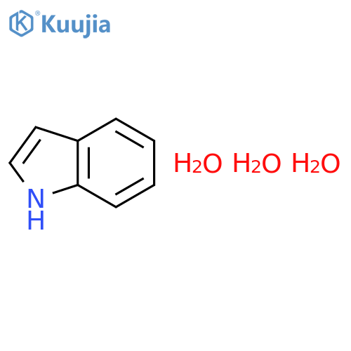 1H-Indole, trihydrate structure