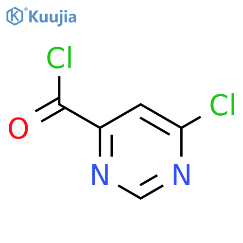 6-chloropyrimidine-4-carbonyl chloride structure