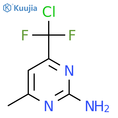 2-Pyrimidinamine, 4-(chlorodifluoromethyl)-6-methyl- structure