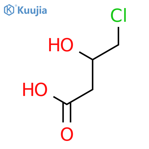 Butanoic acid, 4-chloro-3-hydroxy- structure