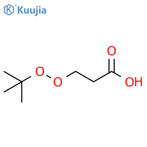 Propanoic acid,3-[(1,1-dimethylethyl)dioxy]- structure