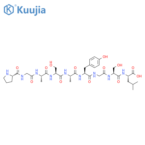 L-Leucine, L-prolylglycyl-L-alanyl-L-seryl-L-alanyl-L-tyrosylglycyl-L-seryl- structure
