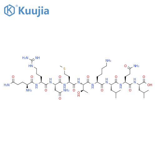 L-Leucine,L-glutaminyl-L-arginyl-L-asparaginyl-L-methionyl-L-threonyl-L-lysyl-L-leucyl-L-glutaminyl- structure