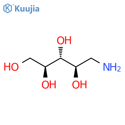 1-Amino-1-deoxy-L-ribitol structure