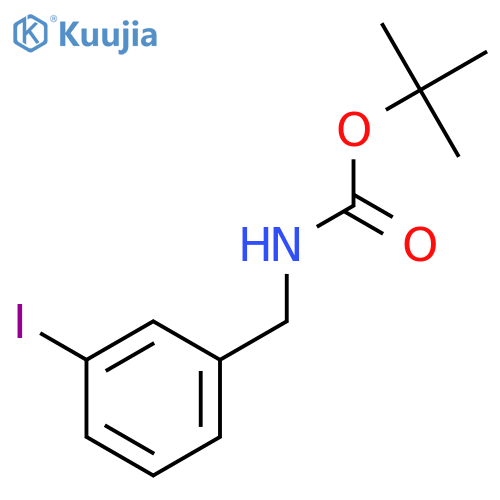 Tert-Butyl 3-iodobenzylcarbamate structure