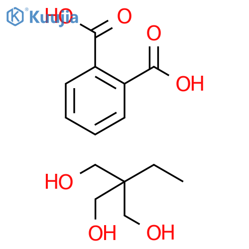 1,2-Benzenedicarboxylicacid,polymerwith2-ethyl-2-(hydroxymethyl)-1,3-propanediol structure