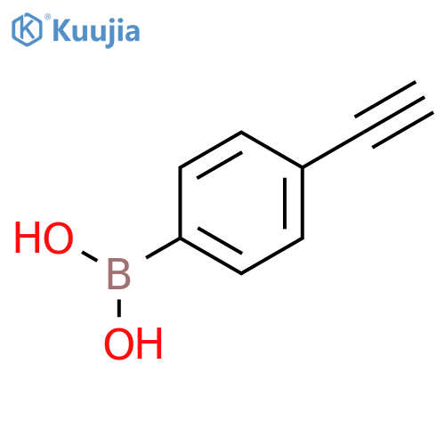 4-(Dihydroxyborophenyl)acetylene structure