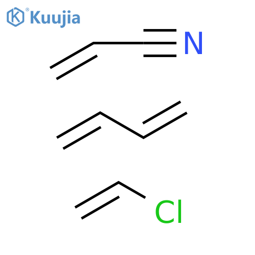2-Propenenitrile,polymerwith1,3-butadieneandchloroethene structure