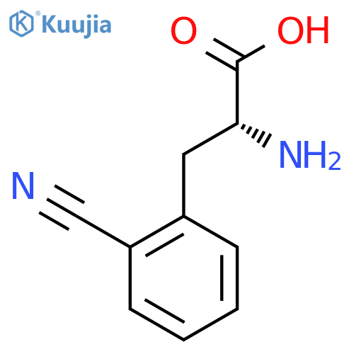 D-2-Cyanophenylalanine structure