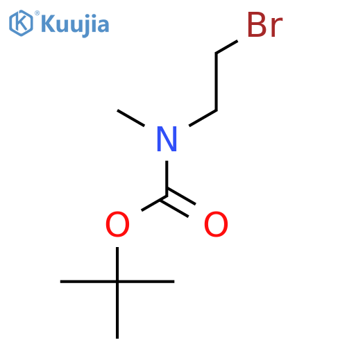tert-Butyl 2-Bromoethyl(methyl)carbamate structure