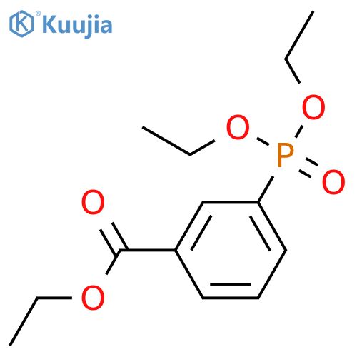 Benzoic acid,3-(diethoxyphosphinyl)-, ethyl ester structure
