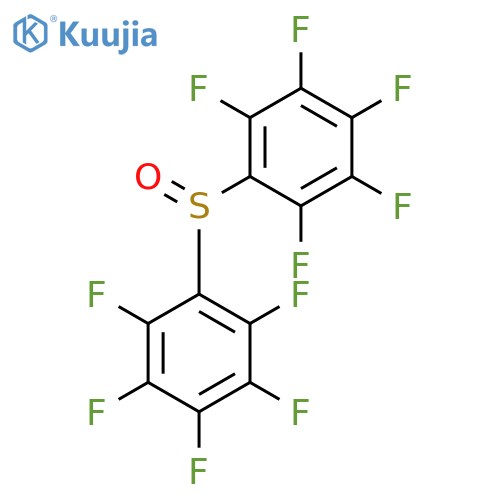 Benzene, 1,1'-sulfinylbis[2,3,4,5,6-pentafluoro- structure