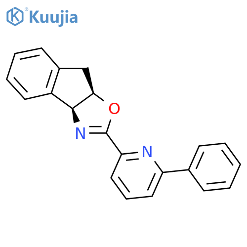 (3aS,8aR)-2-(6-Phenylpyridin-2-yl)-8,8a-dihydro-3aH-indeno[1,2-d]oxazole structure