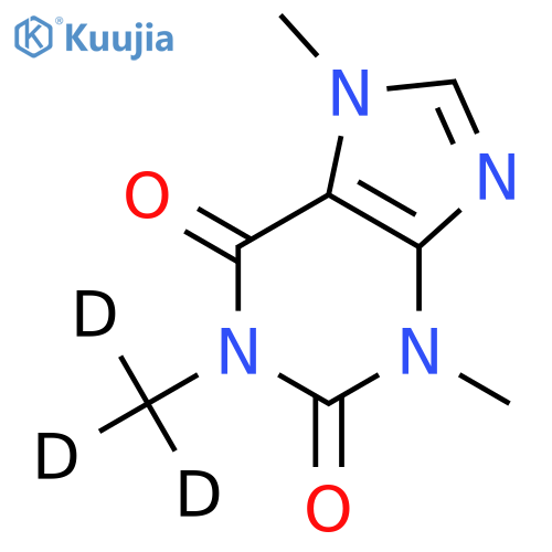Caffeine-d3 (1-methyl-d3) structure