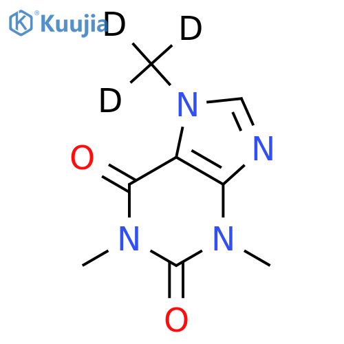 Caffeine-d3 (7-methyl-d3) structure