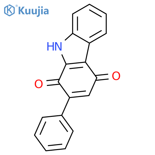 1H-Carbazole-1,4(9H)-dione,2-phenyl- structure