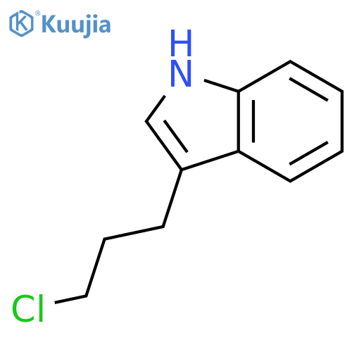 3-(3-chloropropyl)-1H-indole structure