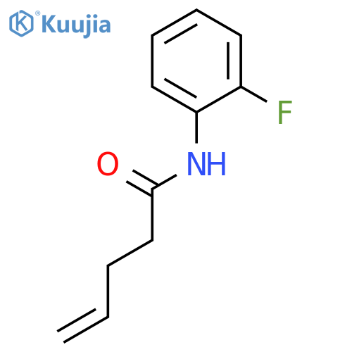 4-Pentenamide, N-(2-fluorophenyl)- structure