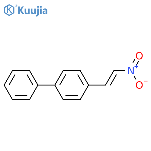 1-(2-nitroethenyl)-4-phenylbenzene structure