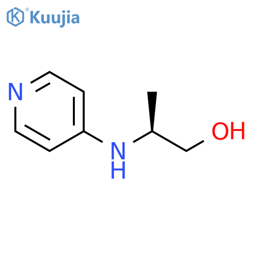 1-Propanol, 2-(4-pyridinylamino)-, (2S)- structure
