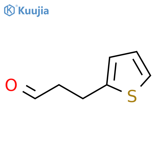 3-(thiophen-2-yl)propanal structure