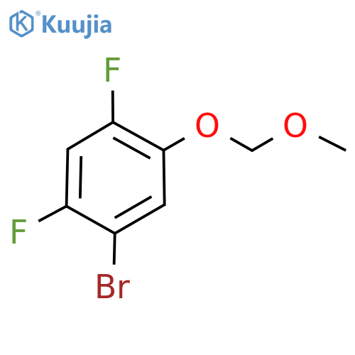 1-Bromo-2,4-difluoro-5-(methoxymethoxy)benzene structure