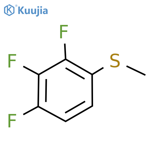 Benzene, 1,2,3-trifluoro-4-(methylthio)- structure