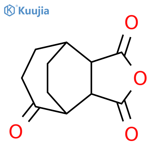 4,8-Ethano-1H-cyclohepta[c]furan-1,3,5-trione,hexahydro- structure