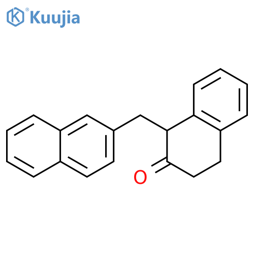 2(1H)-Naphthalenone, 3,4-dihydro-1-(2-naphthalenylmethyl)- structure