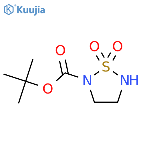 1,1-dioxo-[1,2,5]thiadiazolidine-2-carboxylic acid tert-butyl ester structure