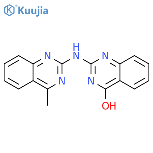 2-(4-Methylquinazolin-2-yl)aminoquinazolin-4-ol structure