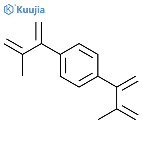 Benzene, 1,4-bis(2-methyl-1-methylene-2-propenyl)- structure