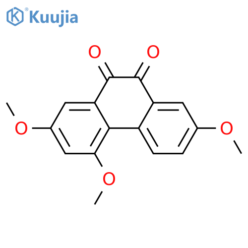 2,4,7-Trihydroxy-9,10-phenanthraquinone; Tri-Me ether structure