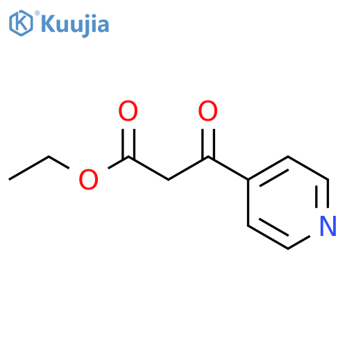 ethyl 3-oxo-3-(pyridin-4-yl)propanoate structure