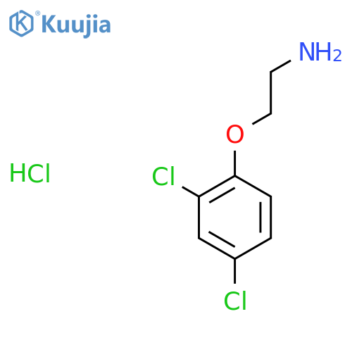 2-(2,4-Dichlorophenoxy)ethan-1-amine hydrochloride structure