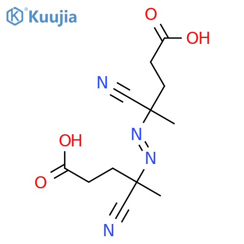 4,4′-Azobis(4-cyanovaleric Acid) structure