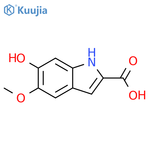 6-hydroxy-5-methoxy-1H-Indole-2-carboxylic acid structure
