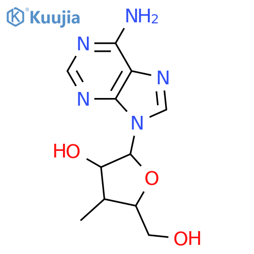 Adenosine,3'-deoxy-3'-methyl- structure