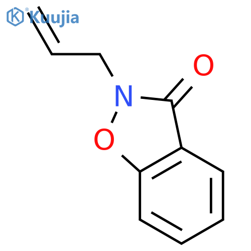 1,2-Benzisoxazol-3(2H)-one, 2-(2-propenyl)- structure