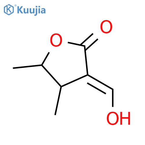 2(3H)-Furanone,dihydro-3-(hydroxymethylene)-4,5-dimethyl-, (3E)- structure