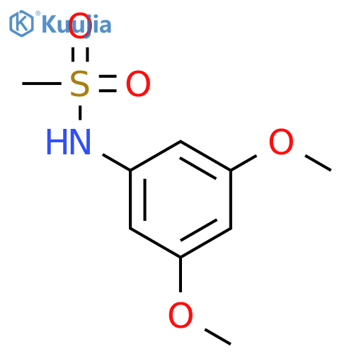 Methanesulfonamide, N-(3,5-dimethoxyphenyl)- structure