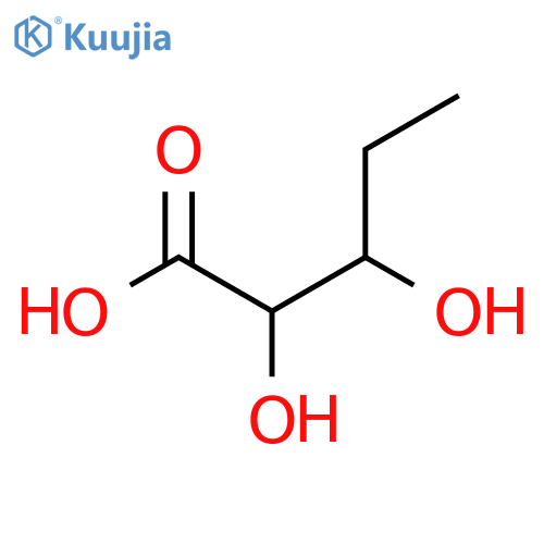 2,3-Dihydroxy-valeric acid structure
