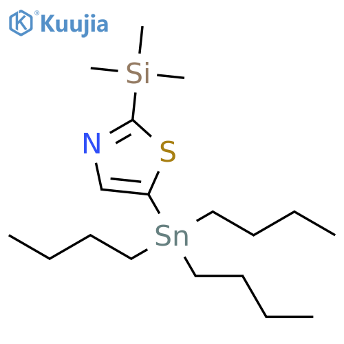 5-(Tributylstannyl)-2-(trimethylsilyl)thiazole structure