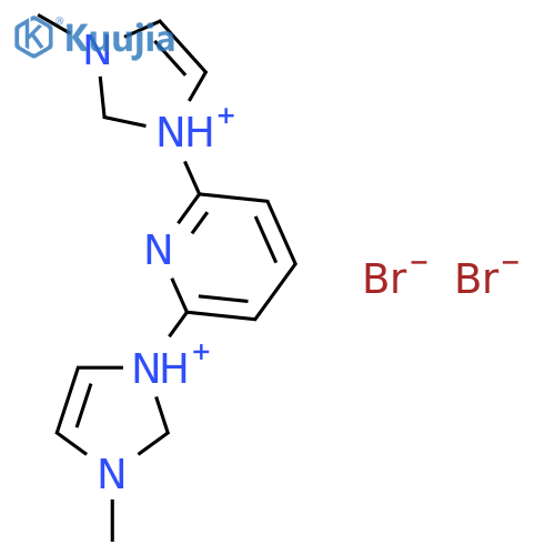 2,6-Bis(3-methylimidazol-3-ium-1-yl)pyridine Dibromide structure