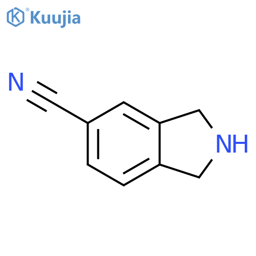 Isoindoline-5-carbonitrile structure